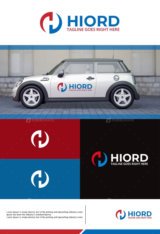 H Letter Logo Design