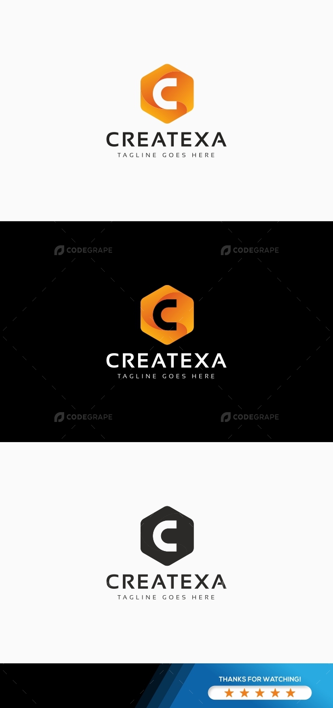 Createxa C Letter Logo
