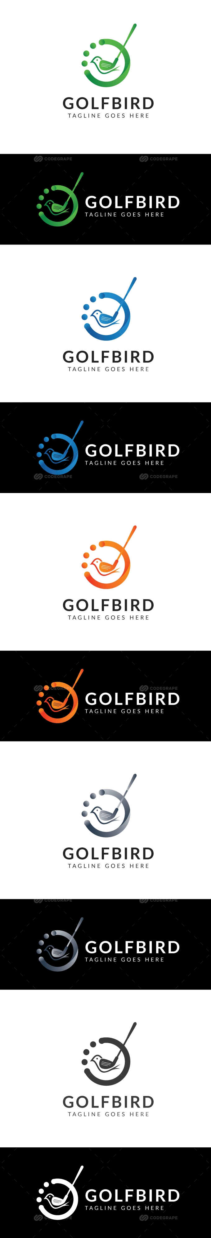 Golf Bird Logo Design