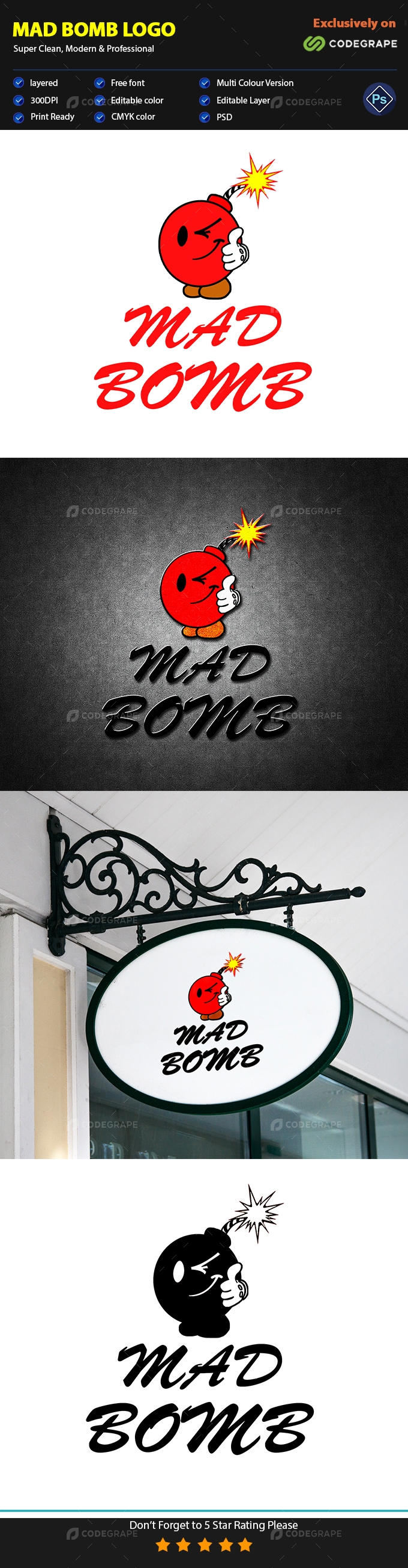 Mad Bomb Logo