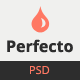 Perfecto One Page PSD Template