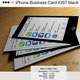 iPhone Business Card iOS7 Black