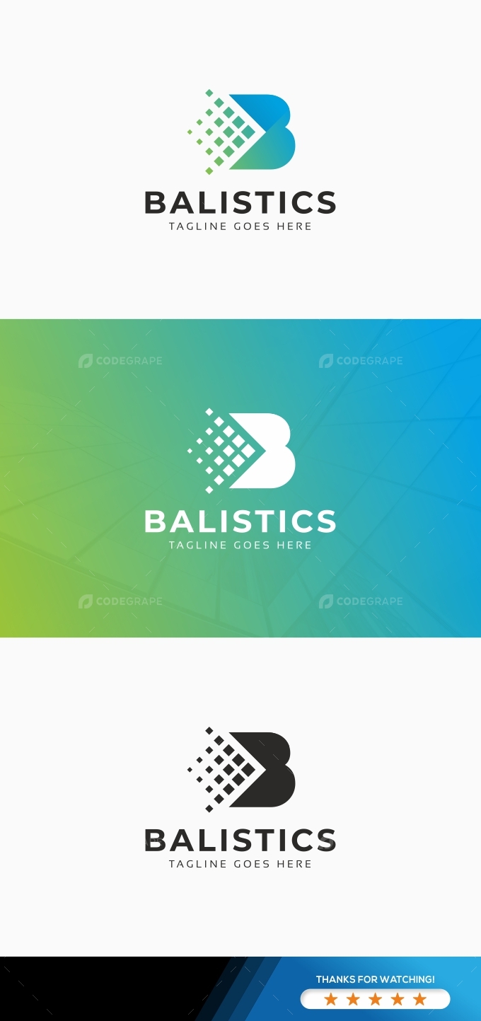 Balistics B Letter Logo