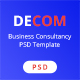 Decom - Business Consulting PSD Template