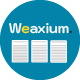 Weaxium - Responsive Portfolio | Blog PHP Script