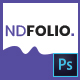 NDFOLIO - One Page Portfolio PSD Template