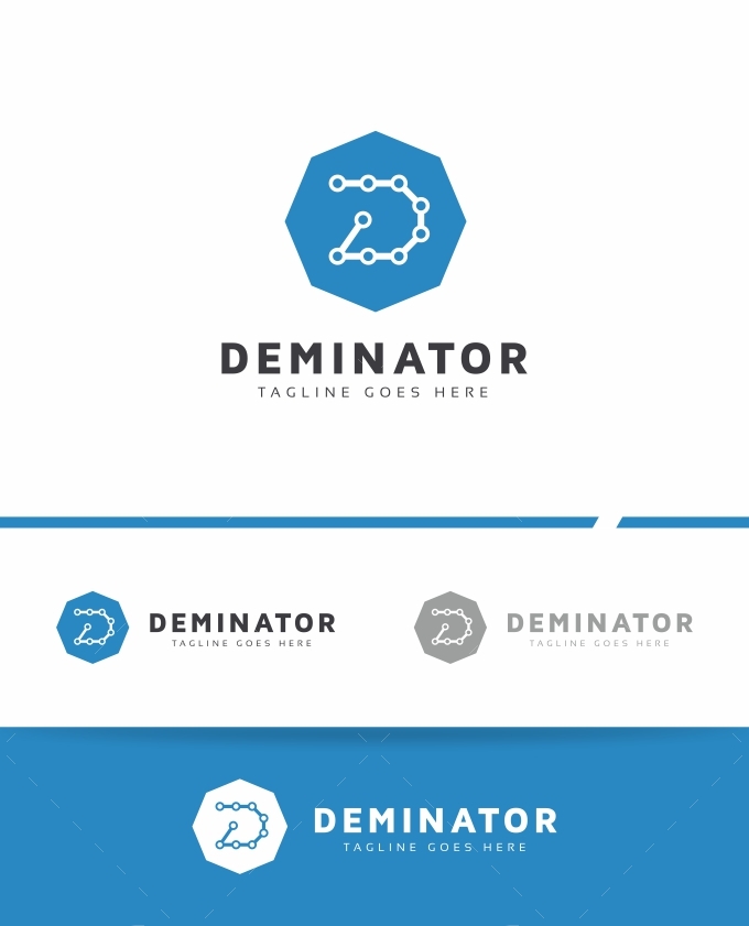 Deminator D Letter Logo