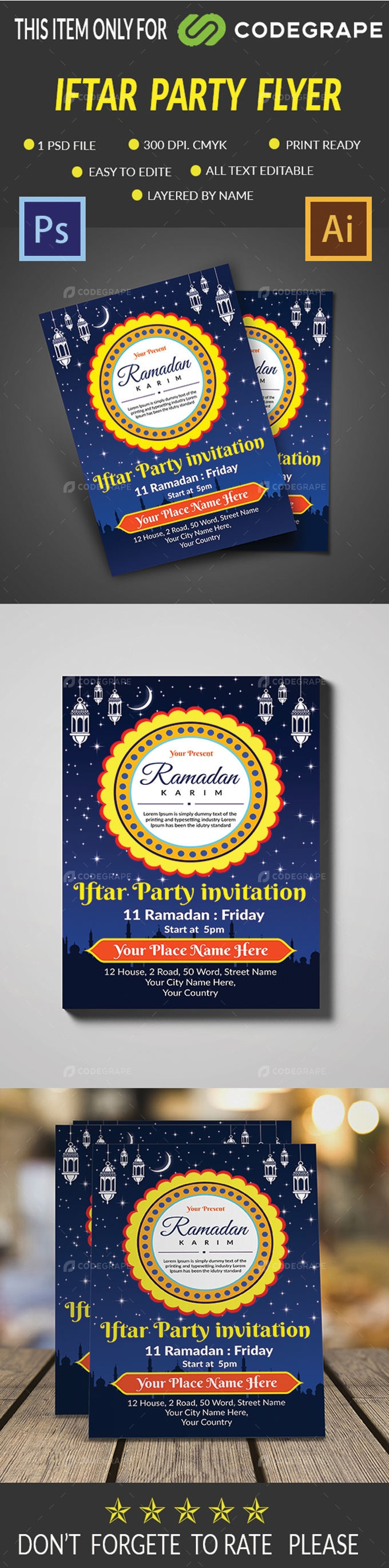 Iftar Party Flyer