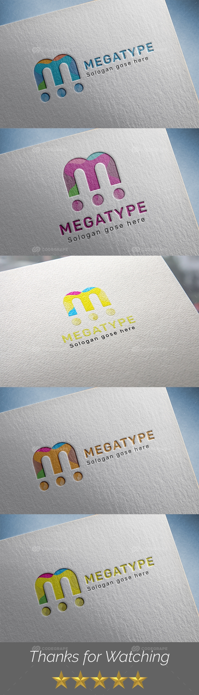 Megatype (m) Letter Logo Design