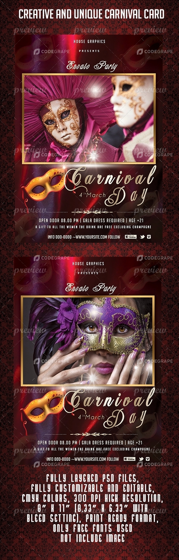 Carnival Day Flyer Template