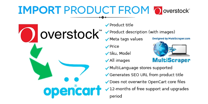 Import Product From Overstock