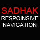 Sadhak Responsive Navigation
