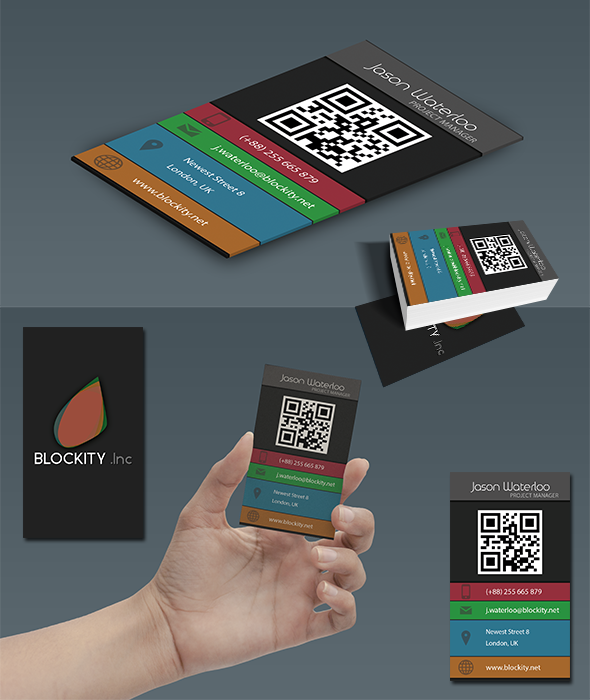 Corporate Business Card - Blockity