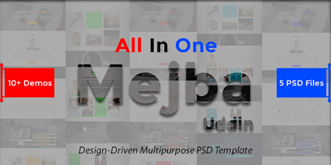 Majba - Portfolio And Blog Multi Page PSD Template