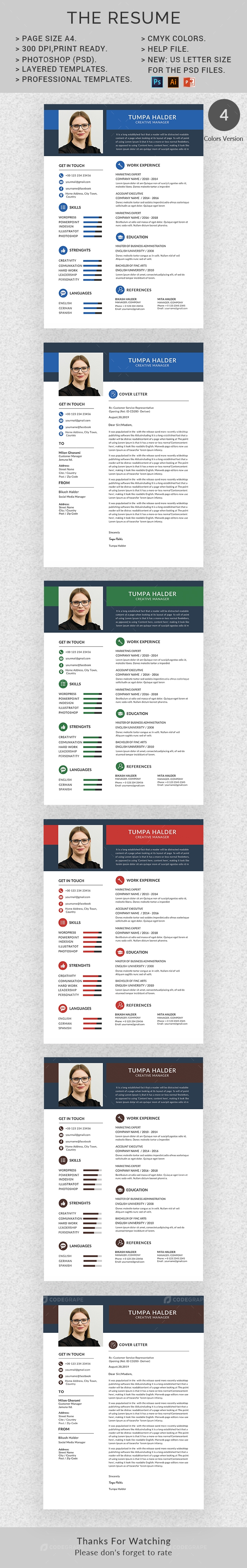 Clean Resume With Cover Letter