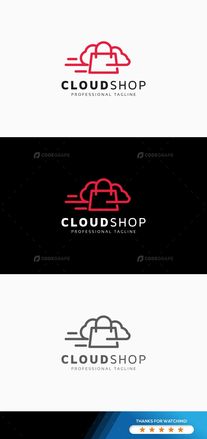 Cloud Shop Logo