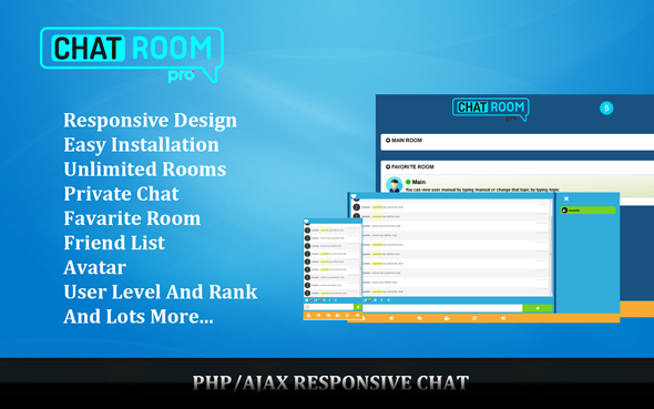 Chat Room Pro Responsive Php Ajax Chat