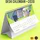 Desk Calendar 2020 Template