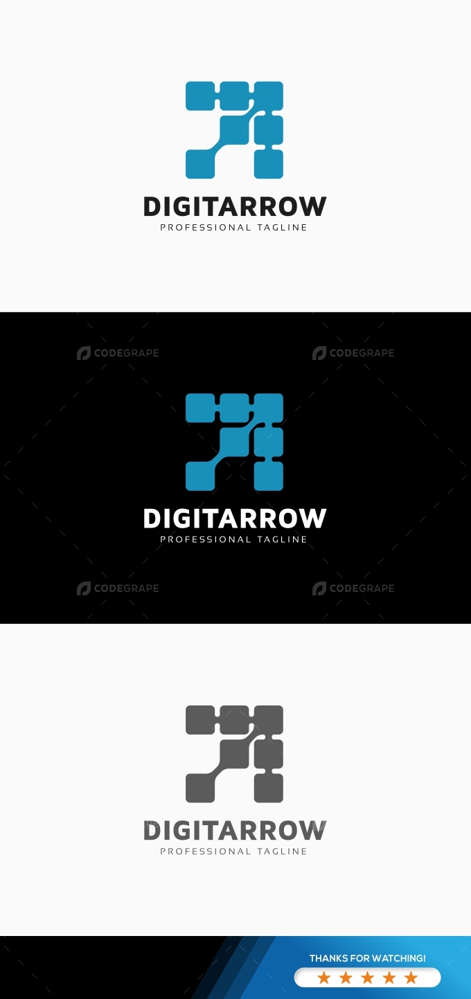 Digital Arrow Logo