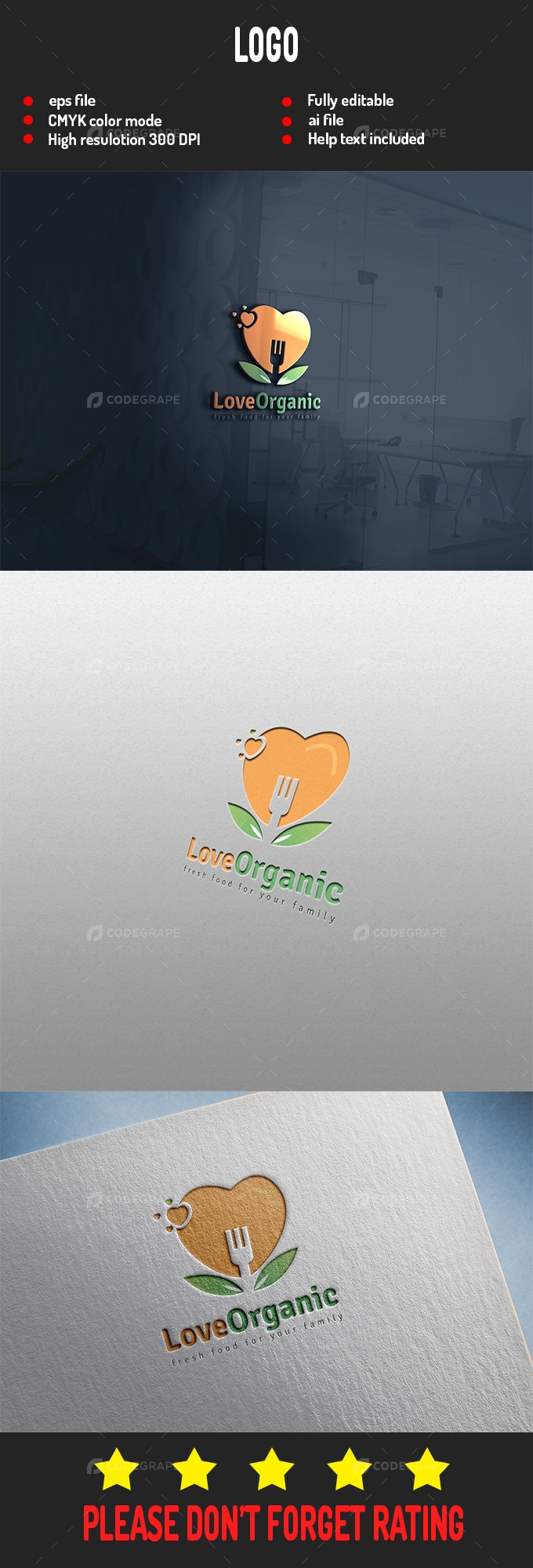 Love Organic Logo