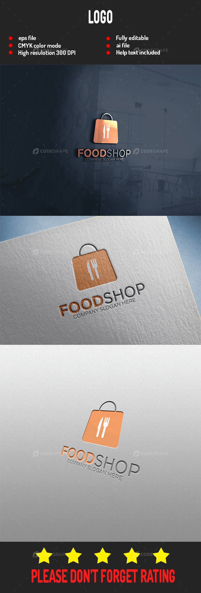 Food Shop Logo