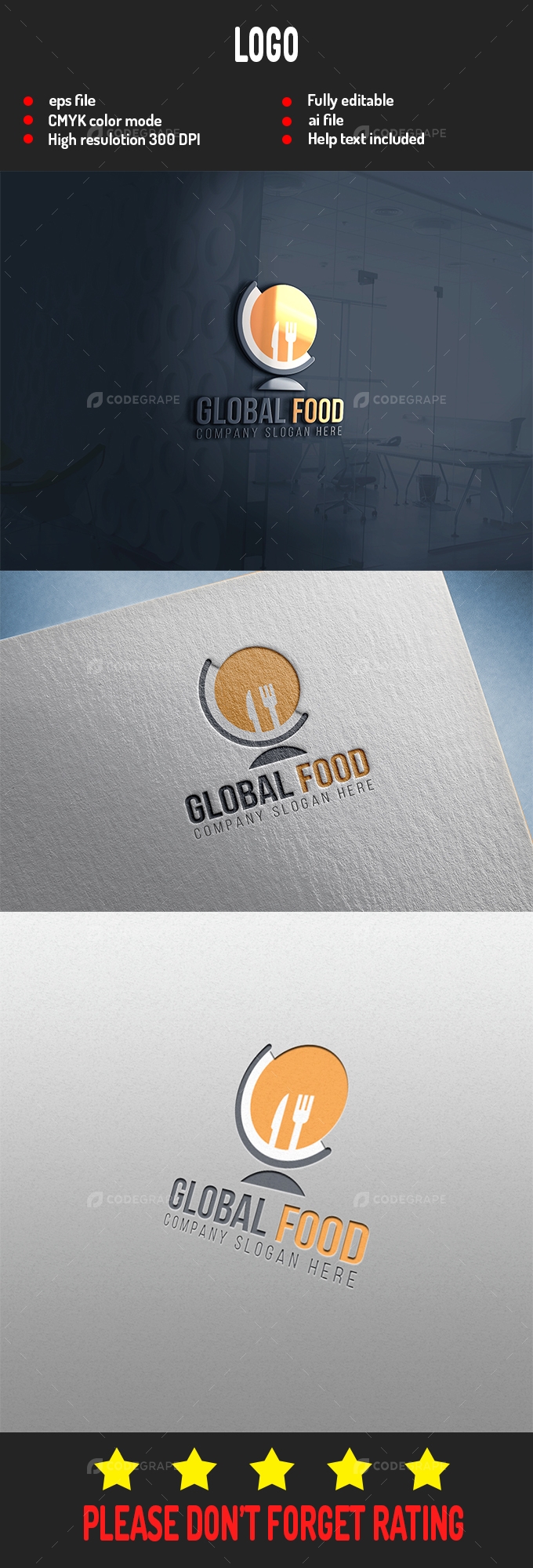 Global Food Logo