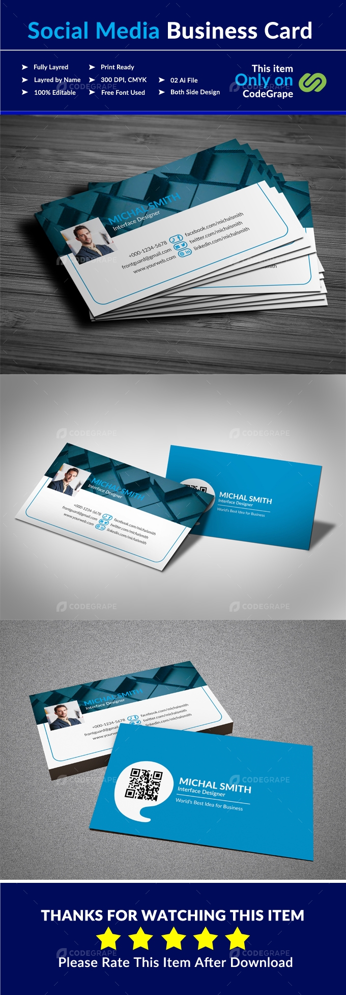 Social Media Business Card