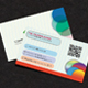 Lined Creative Business Card Template GL2409