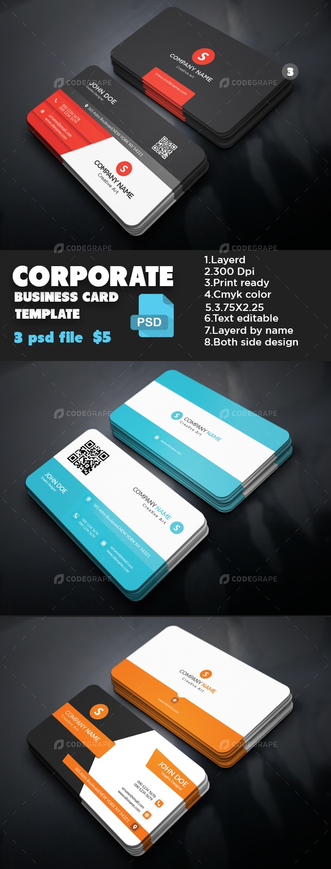 Corporate Modern Business Card