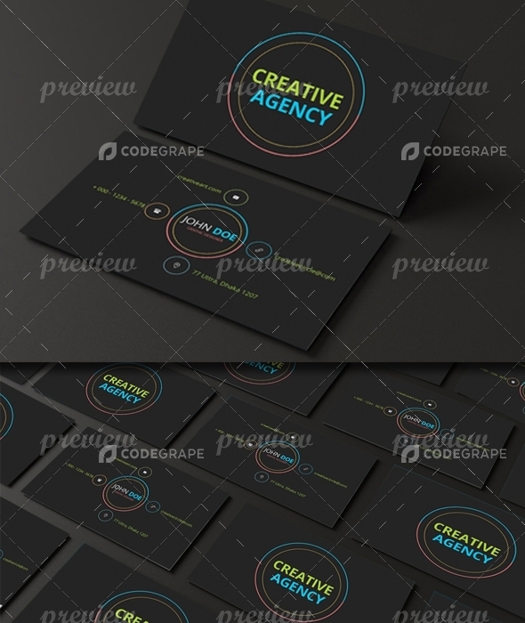 Android Style Business Card Design