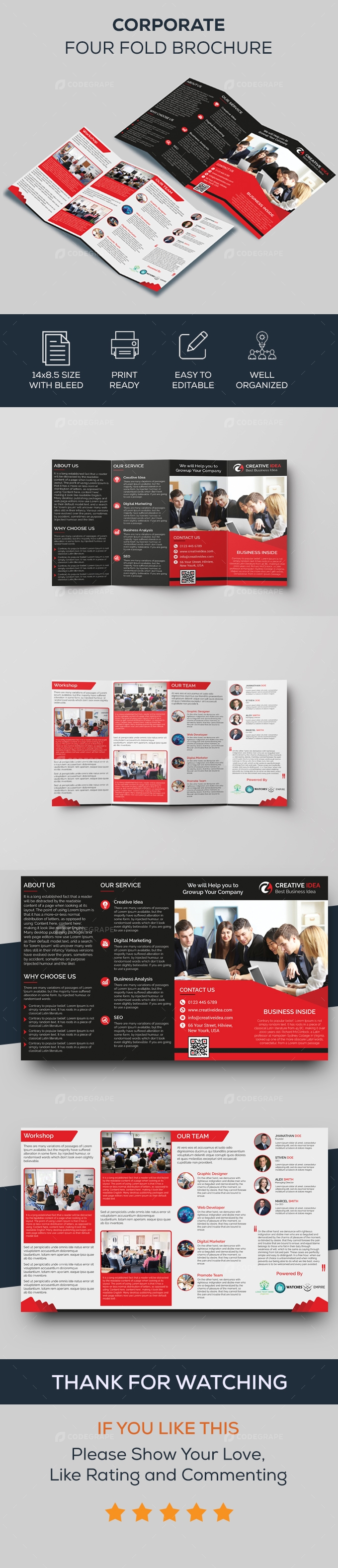 Corporate Four Fold Brochure