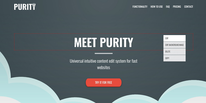 Purity - Website Editor