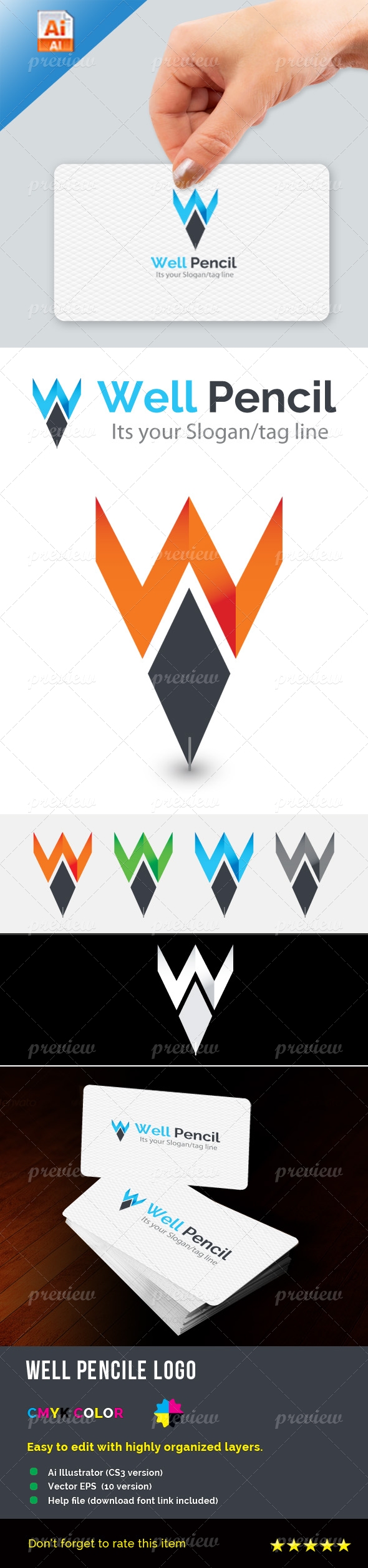 Well Pencil Logo