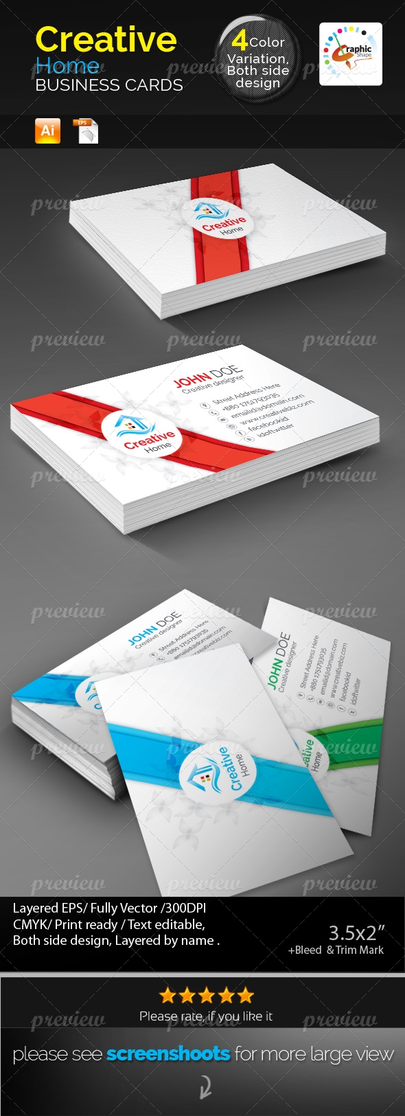 Creative Home Business Cards
