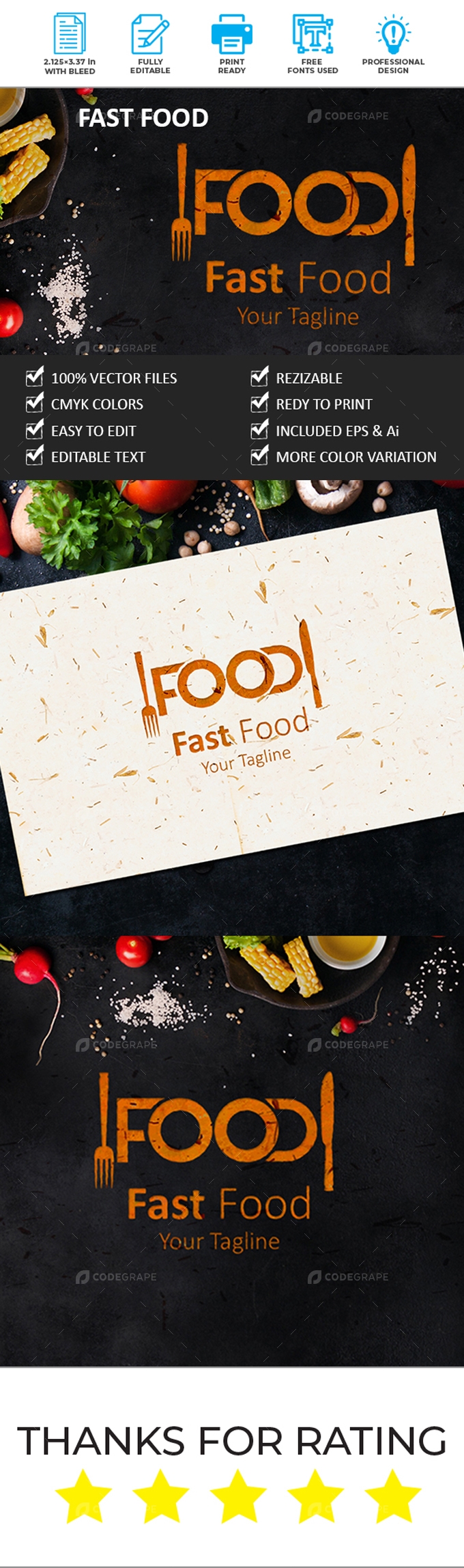Fast Food Logo Template