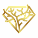 Forest Diamond Tree Logo