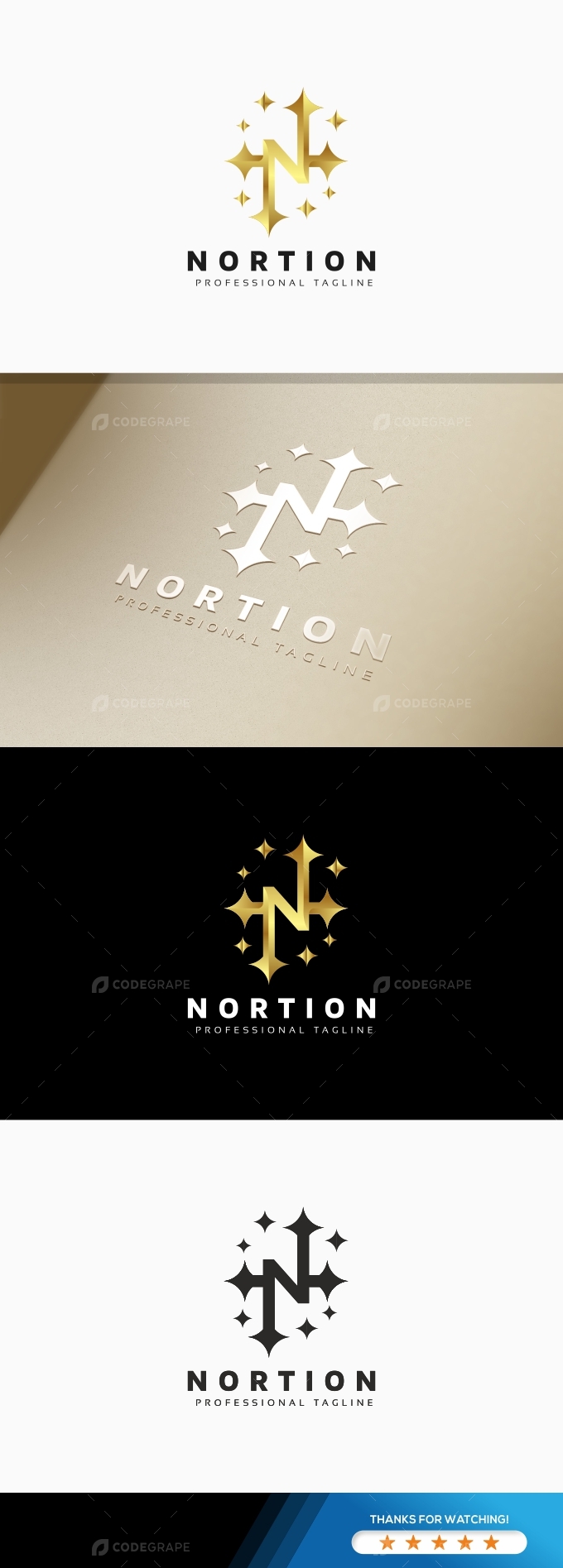 Nortion / N Letter Logo