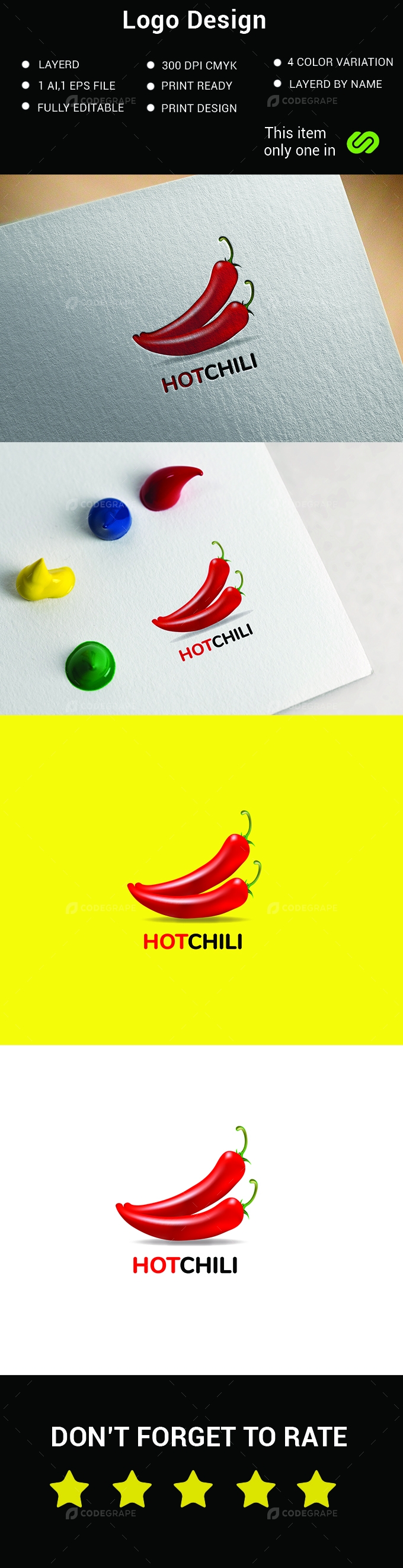 Hotchili Logo Design