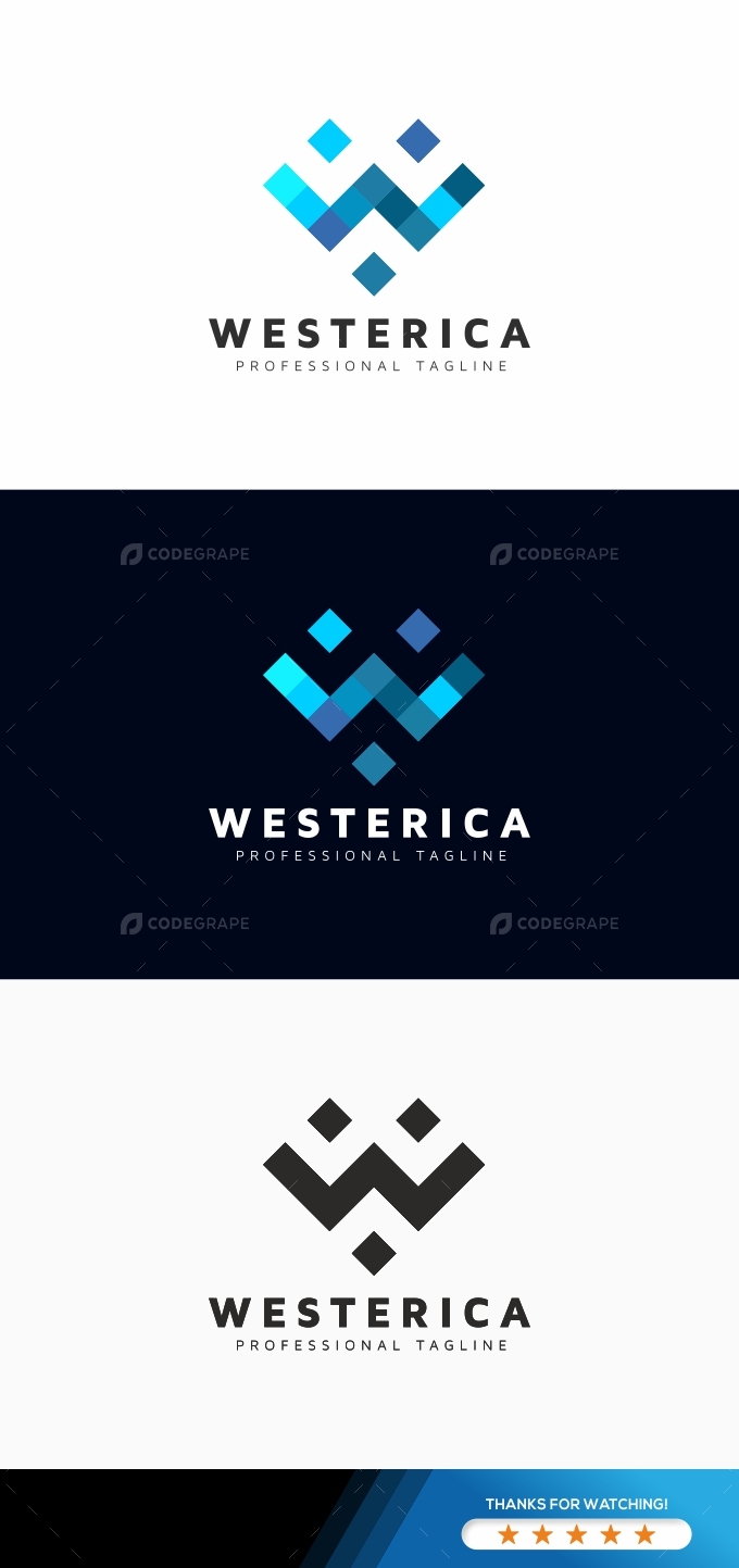 Westerica W Letter Logo