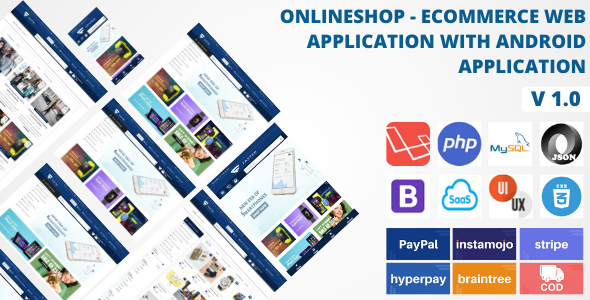 Online Shop - Ecommerce Web And Android App