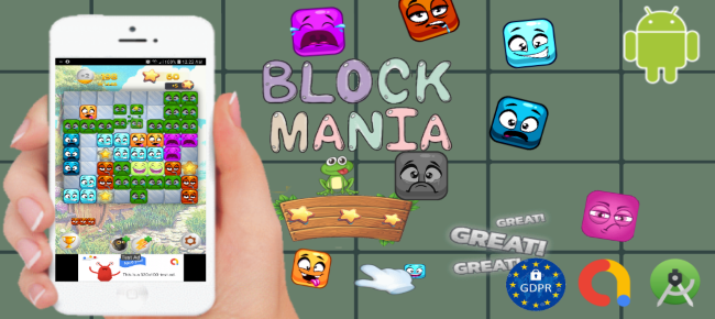 Block Mania - Admob GDPR Android Studio