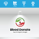 Blood Donate Logo template