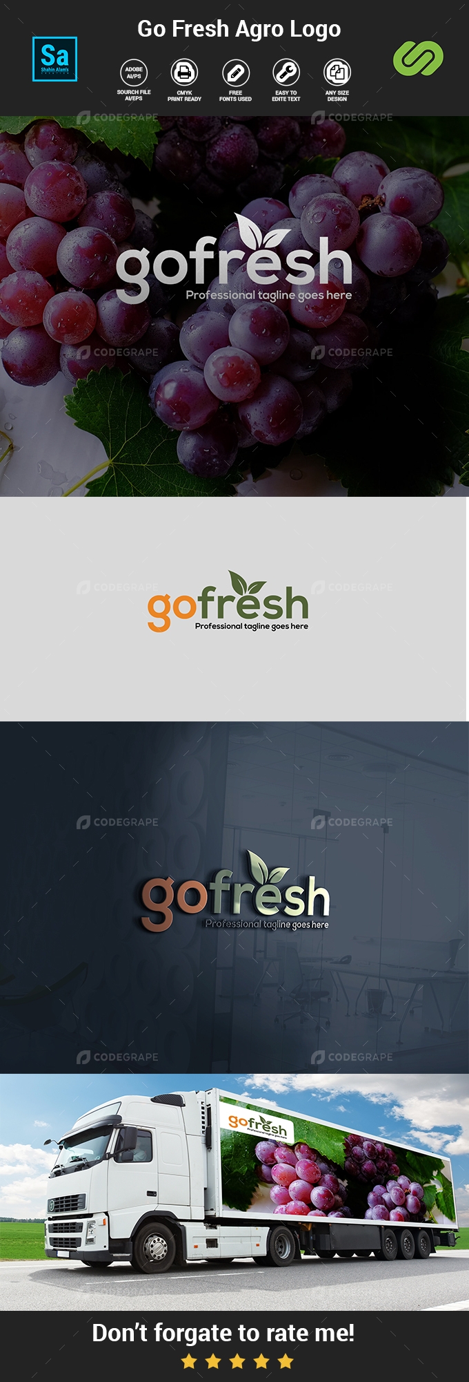 Go Fresh Agro Logo
