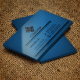 Jabbi V10 Simple Blue Corporate Business Card
