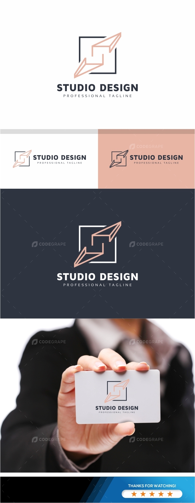 Studio Design S Letter Logo