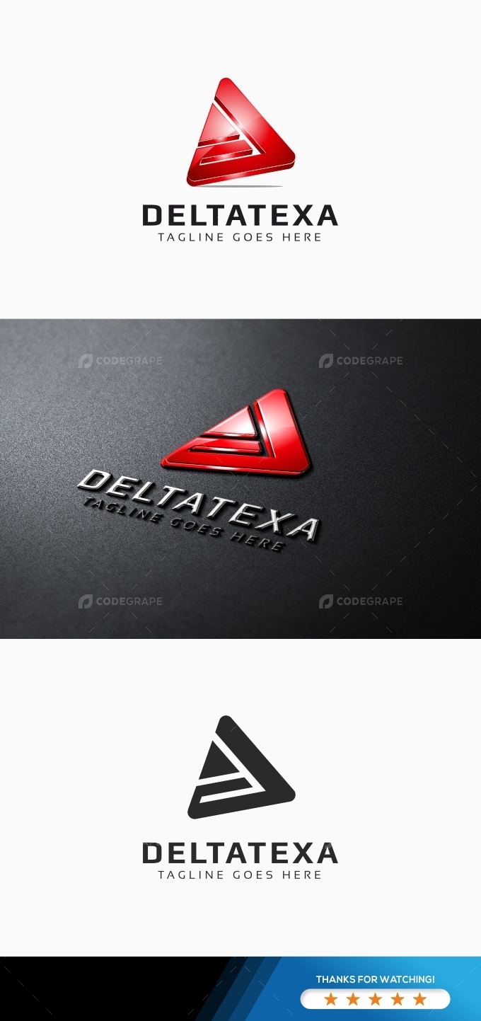 Delta D Letter Logo