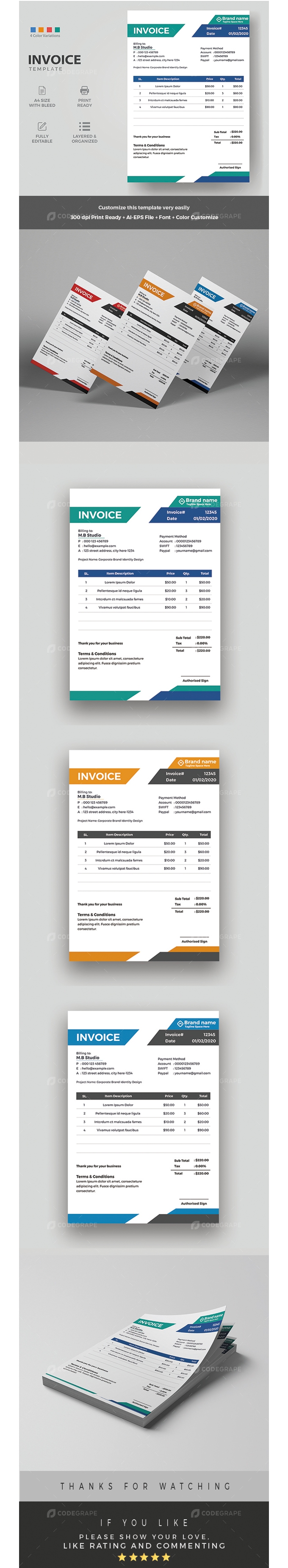 New Invoice Template