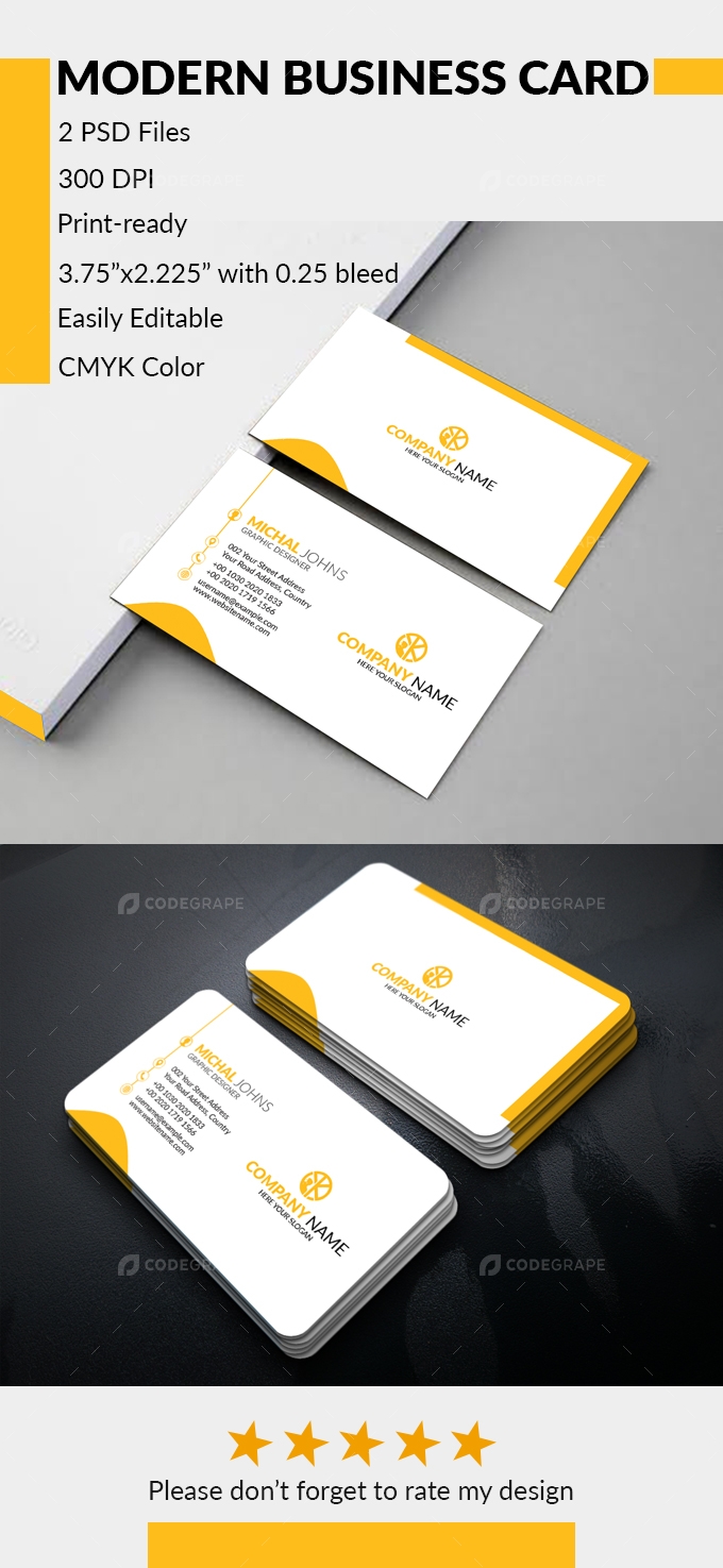 Modern Business Card