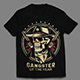 Gangster T-Shirt Design.
