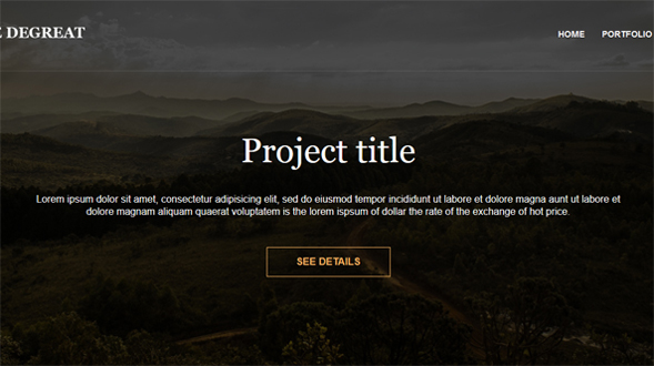 Mike Degreat - Site Template
